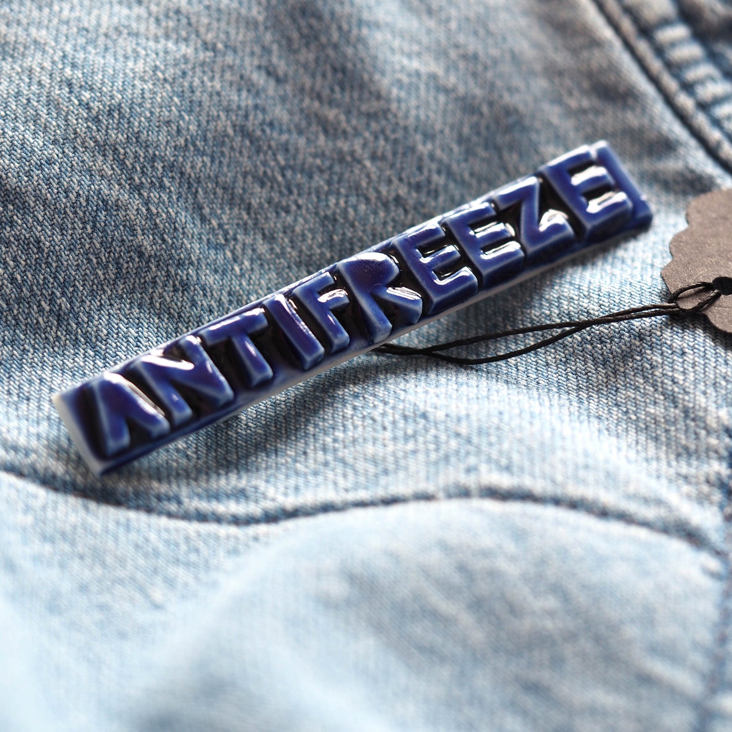 Antifreeze Porcelain Brooch