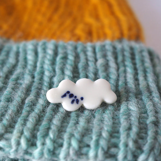Cloud Three Brooch