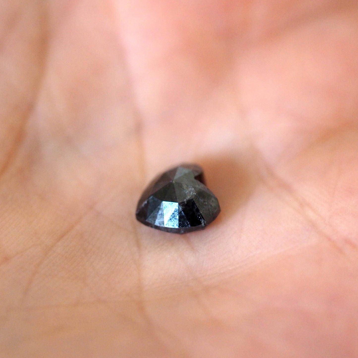 Black Diamond Heart Loose Stone