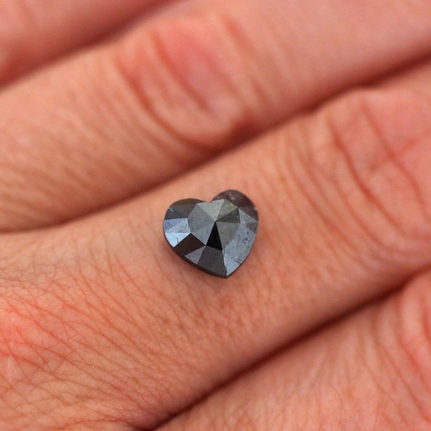 Black Diamond Heart Loose Stone