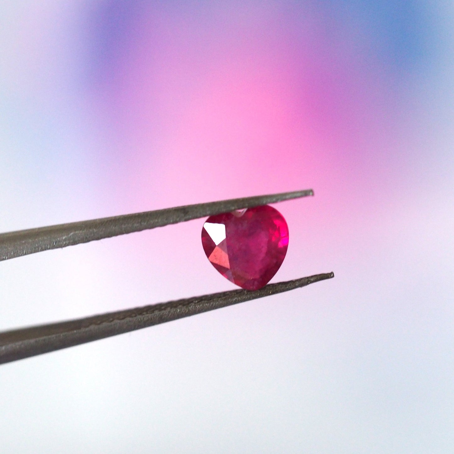 Ruby Heart 6mm Loose Stones