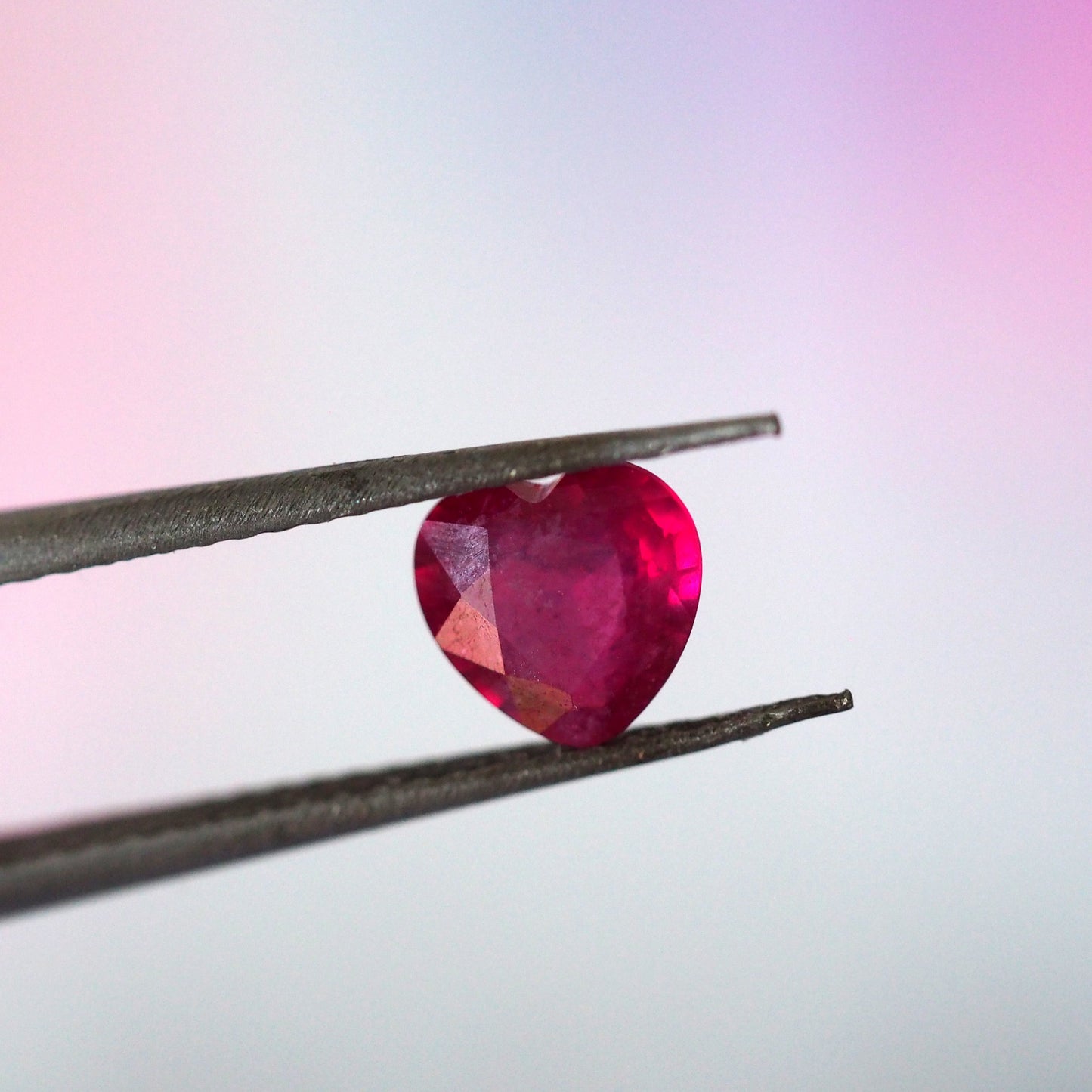 Ruby Heart 6mm Loose Stones