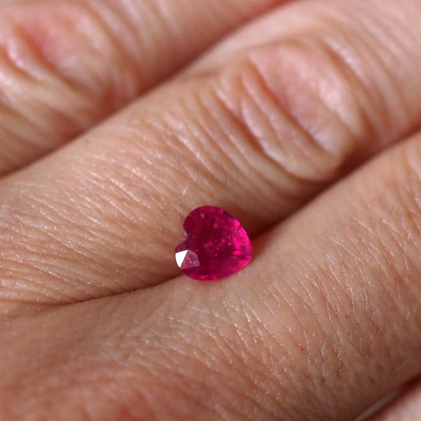 Ruby Heart 6mm Loose Stones