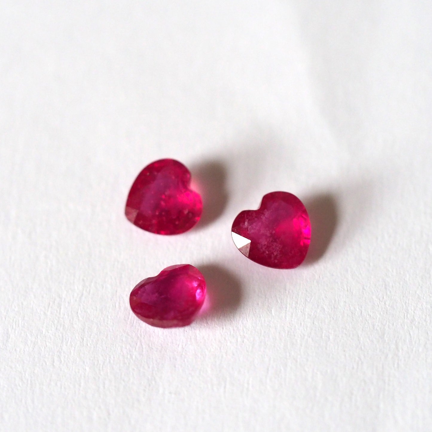 Ruby Heart 6mm Loose Stones