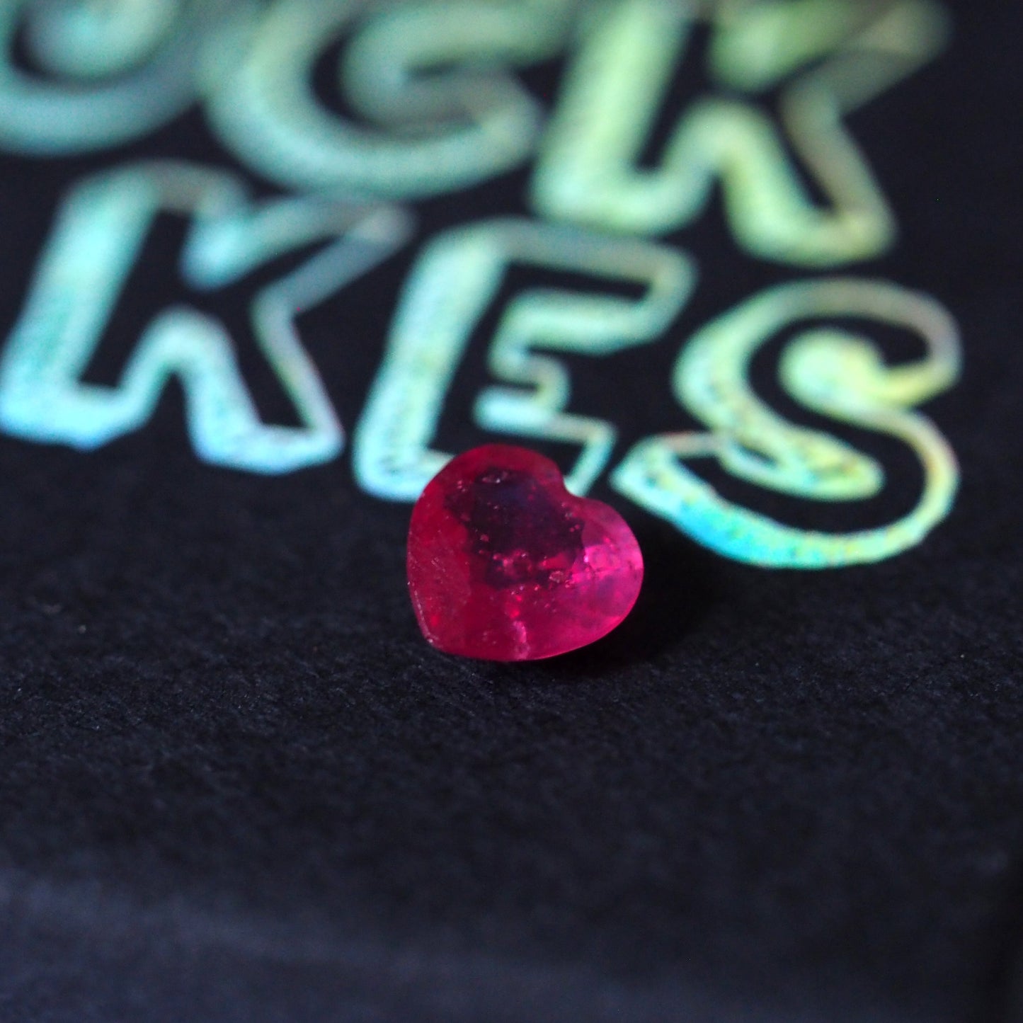 Ruby Heart 6mm Loose Stones