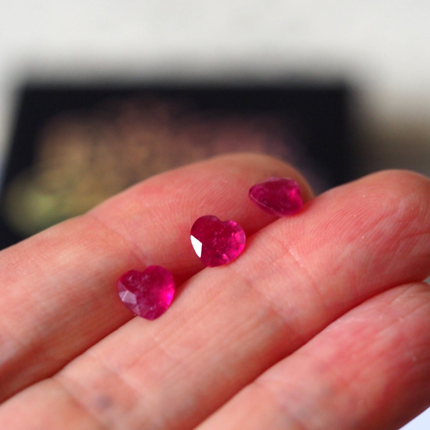 Ruby Heart 6mm Loose Stones