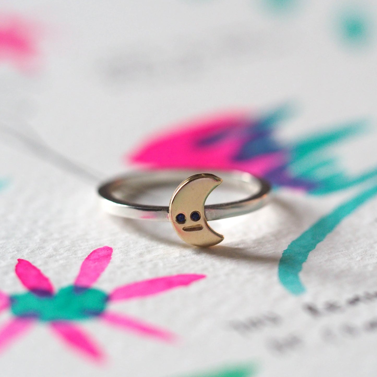 Baby Moon Ring