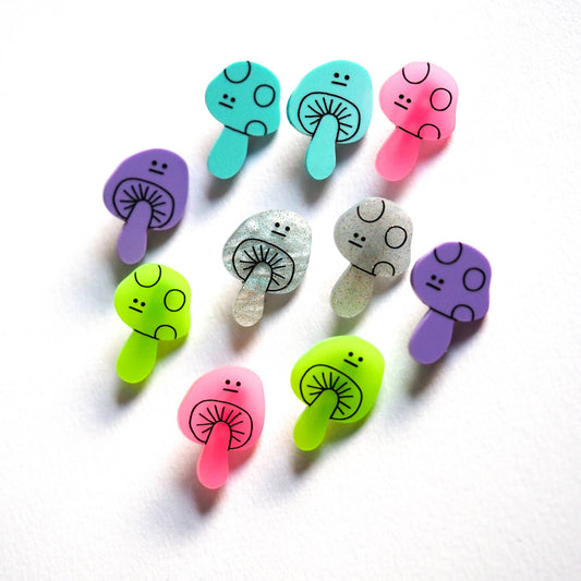 Mushroom Brooch