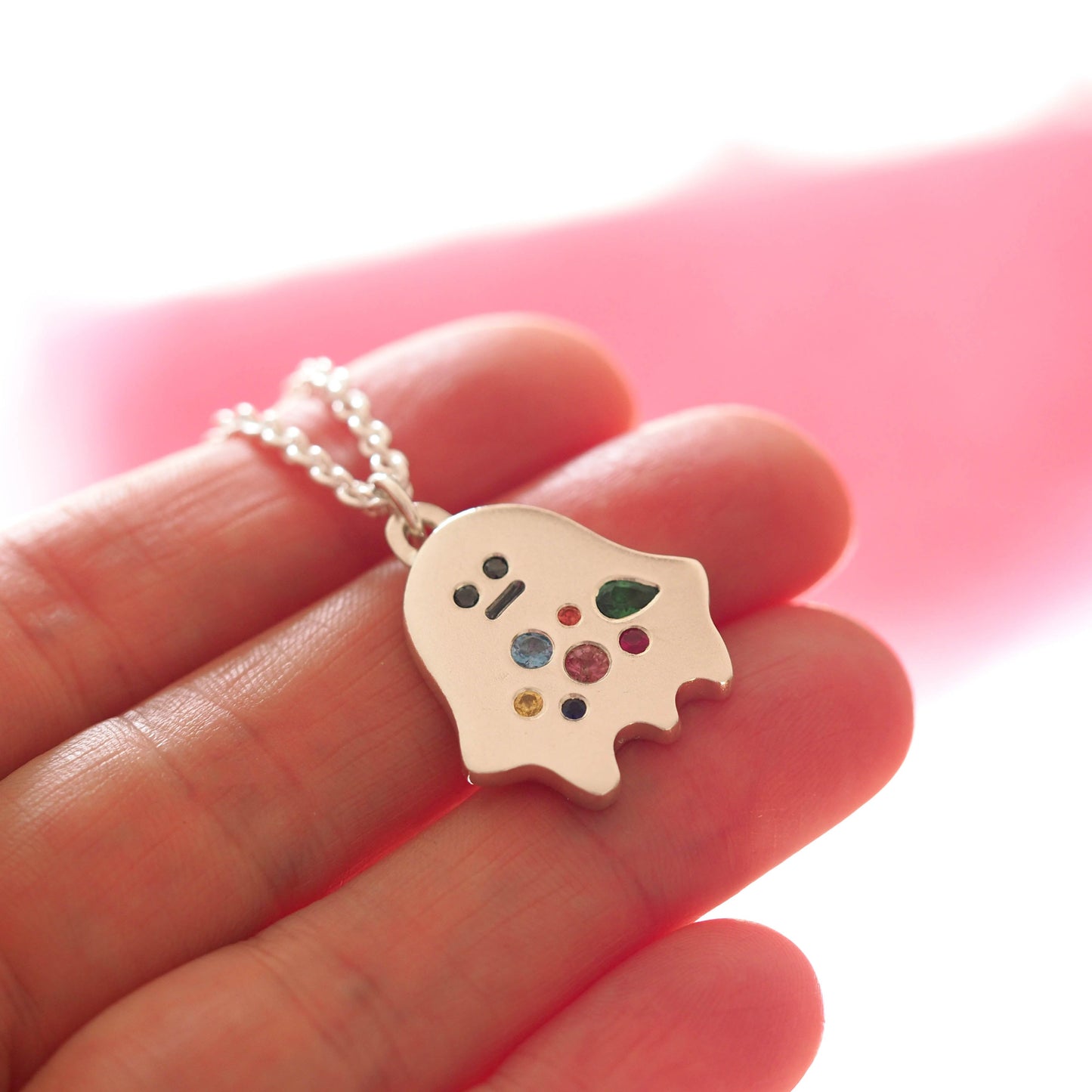 Hungry Ghost Gem Eater Necklace