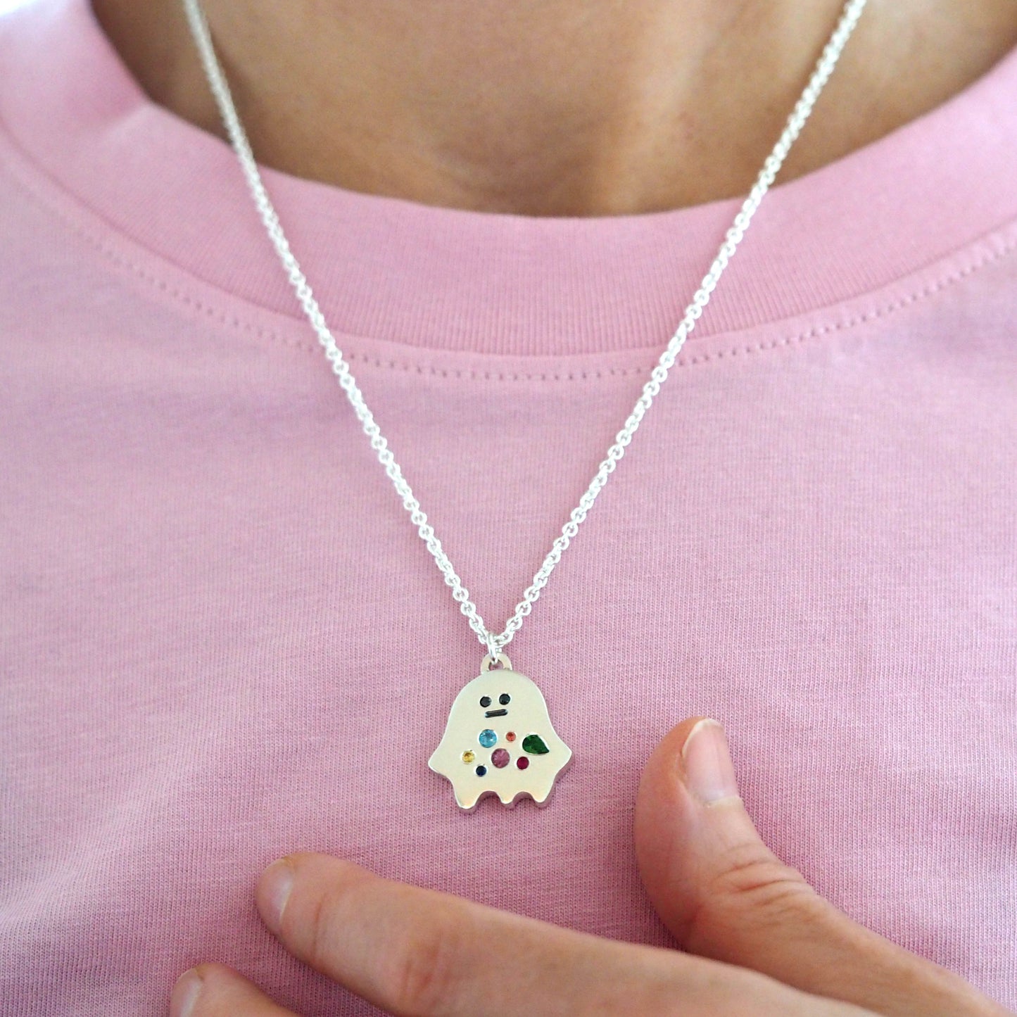 Hungry Ghost Gem Eater Necklace
