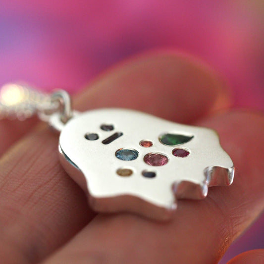 Hungry Ghost Gem Eater Necklace