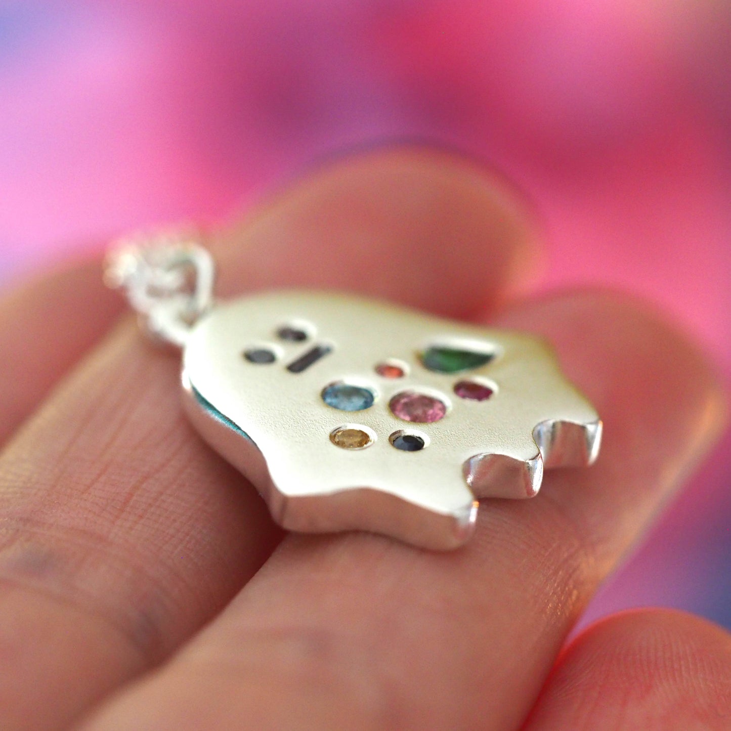 Hungry Ghost Gem Eater Necklace