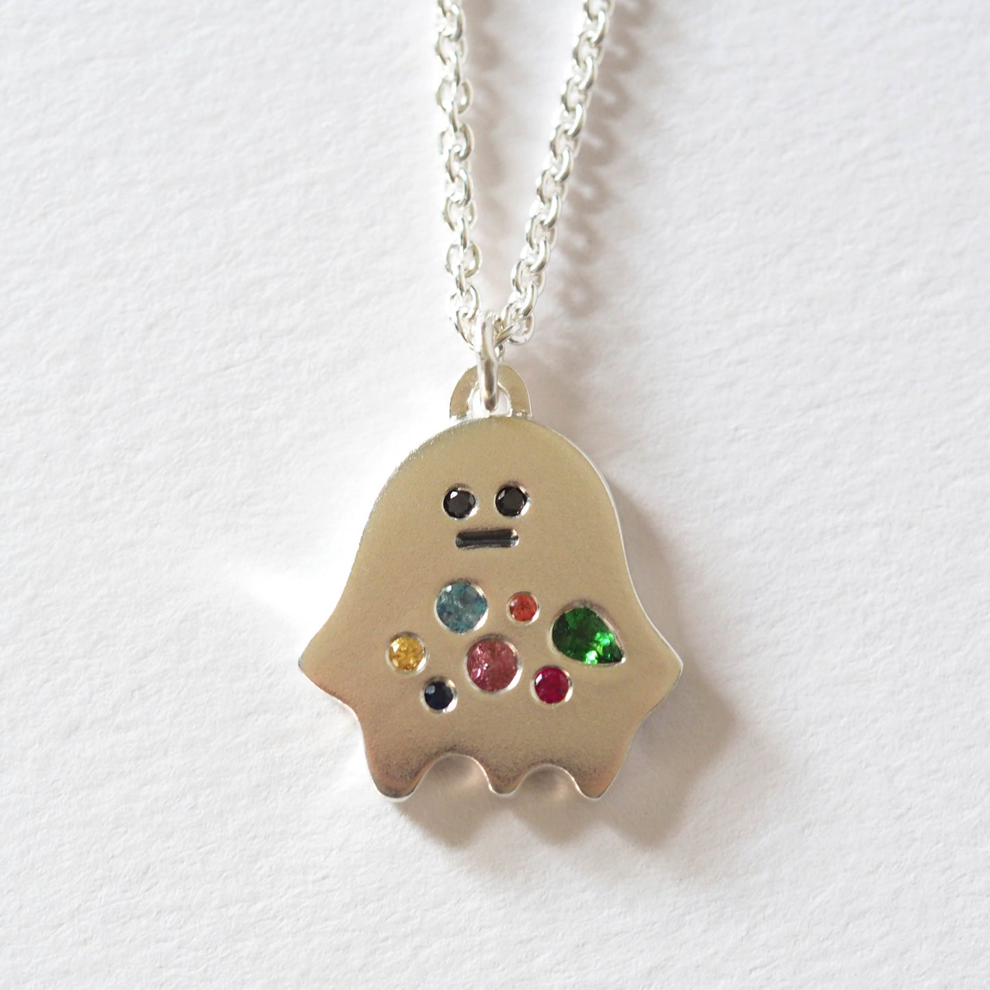Hungry Ghost Gem Eater Necklace