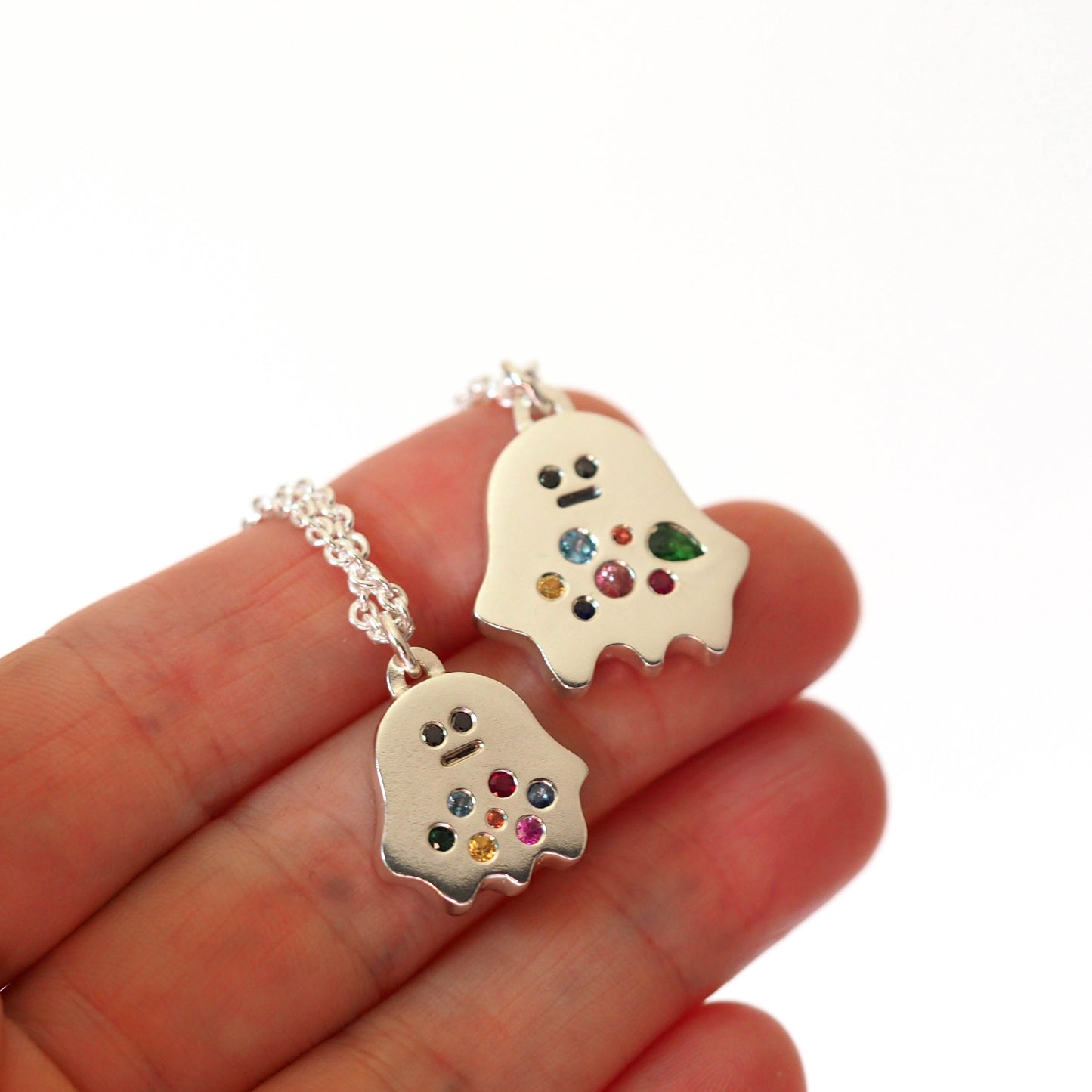 Hungry Ghost Baby Gem Necklace