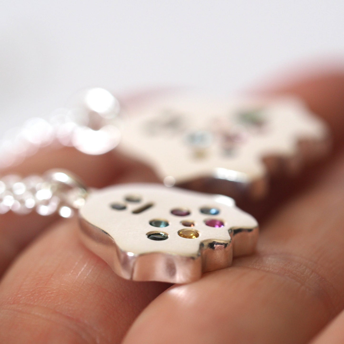 Hungry Ghost Baby Gem Necklace