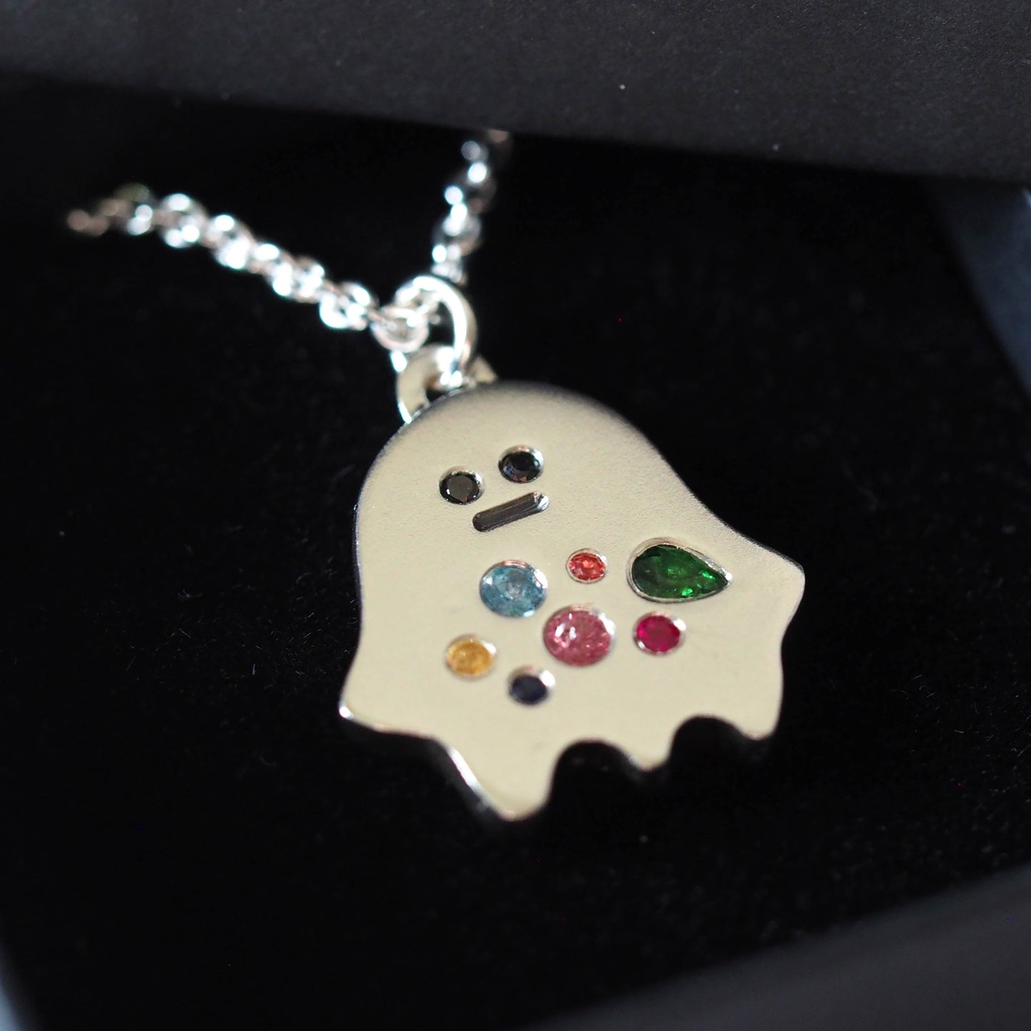 Hungry Ghost Gem Eater Necklace