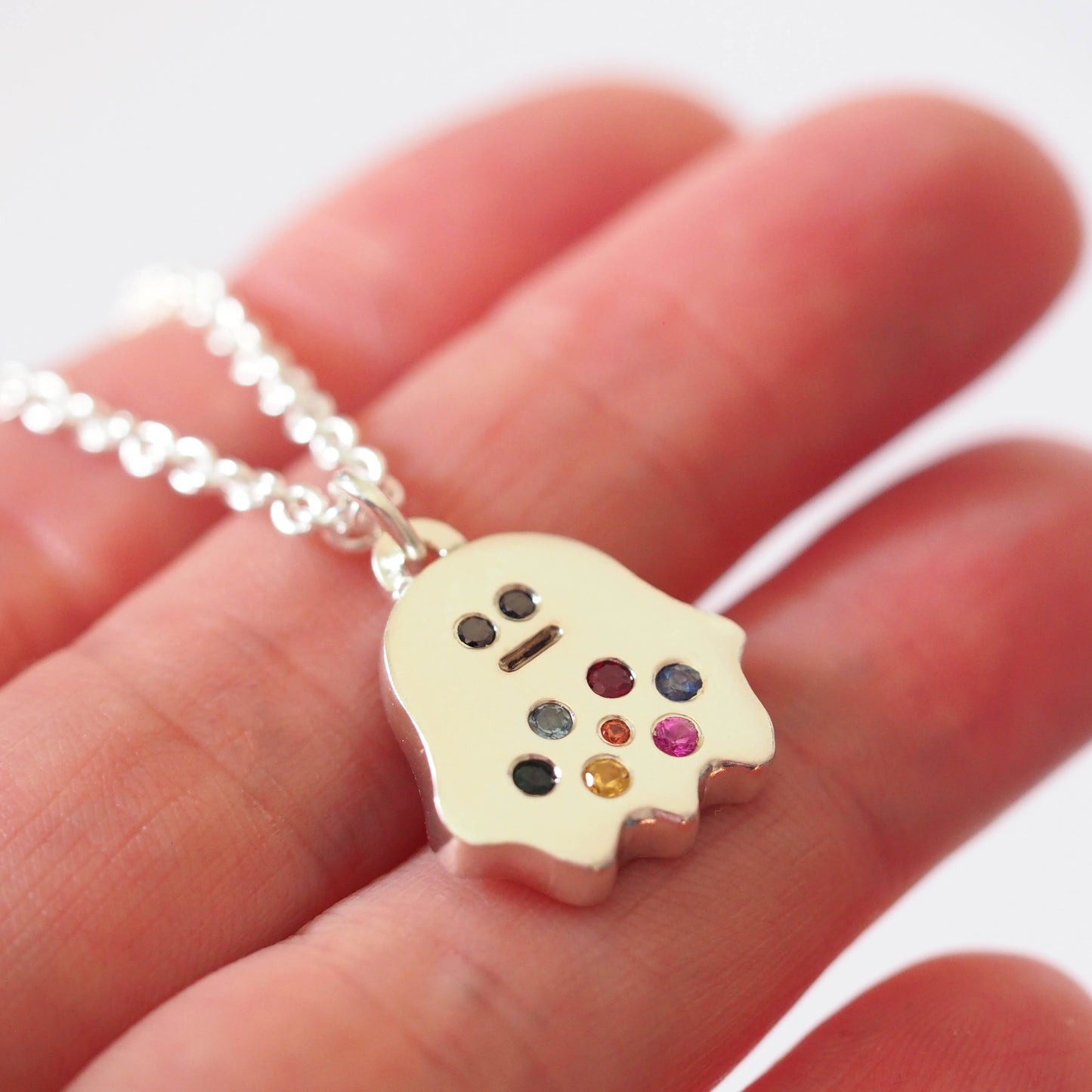 Hungry Ghost Baby Gem Necklace