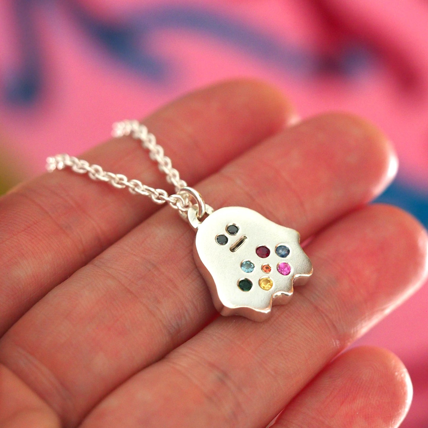 Hungry Ghost Baby Gem Necklace