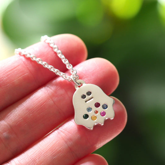 Hungry Ghost Baby Gem Necklace