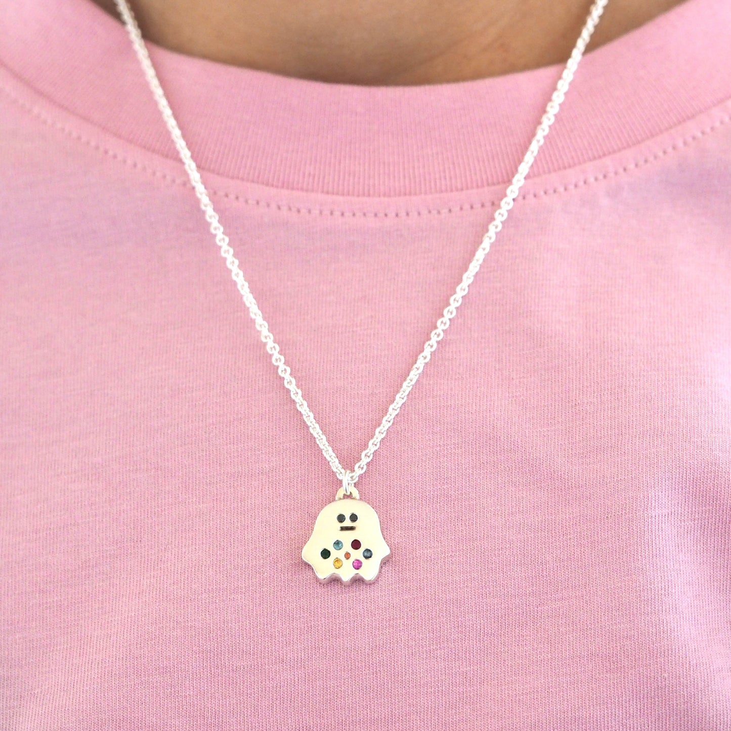 Hungry Ghost Baby Gem Necklace