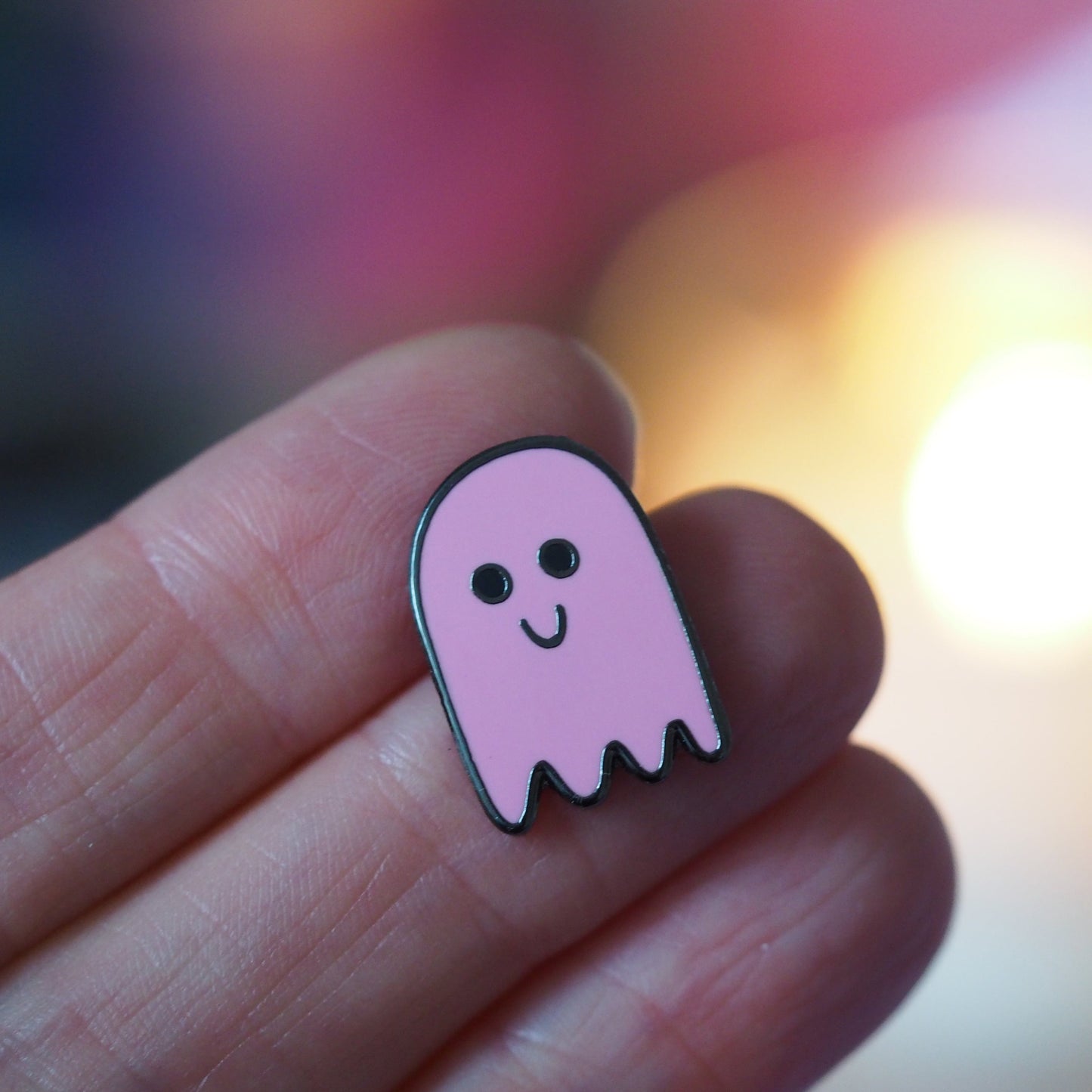 Ghost Enamel Pin