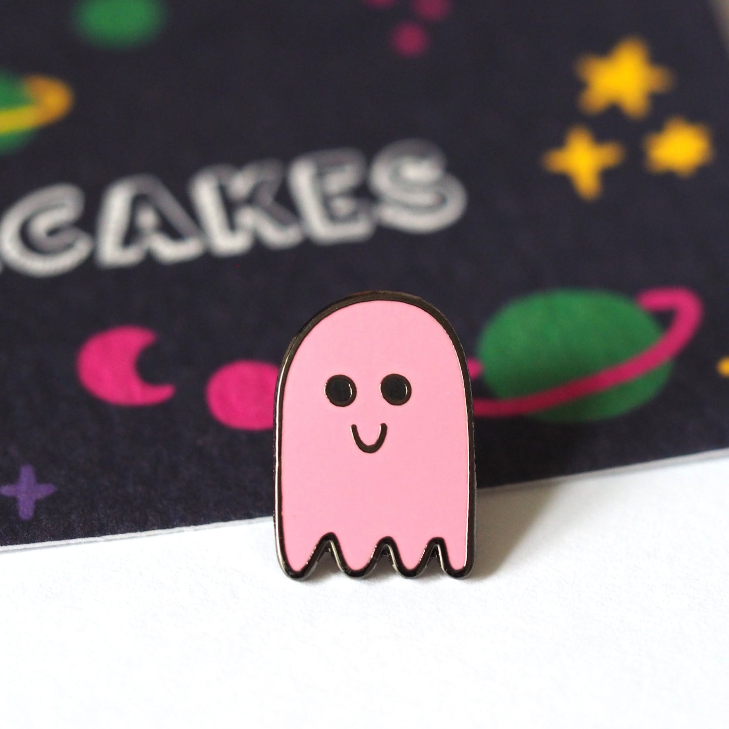 Ghost Enamel Pin