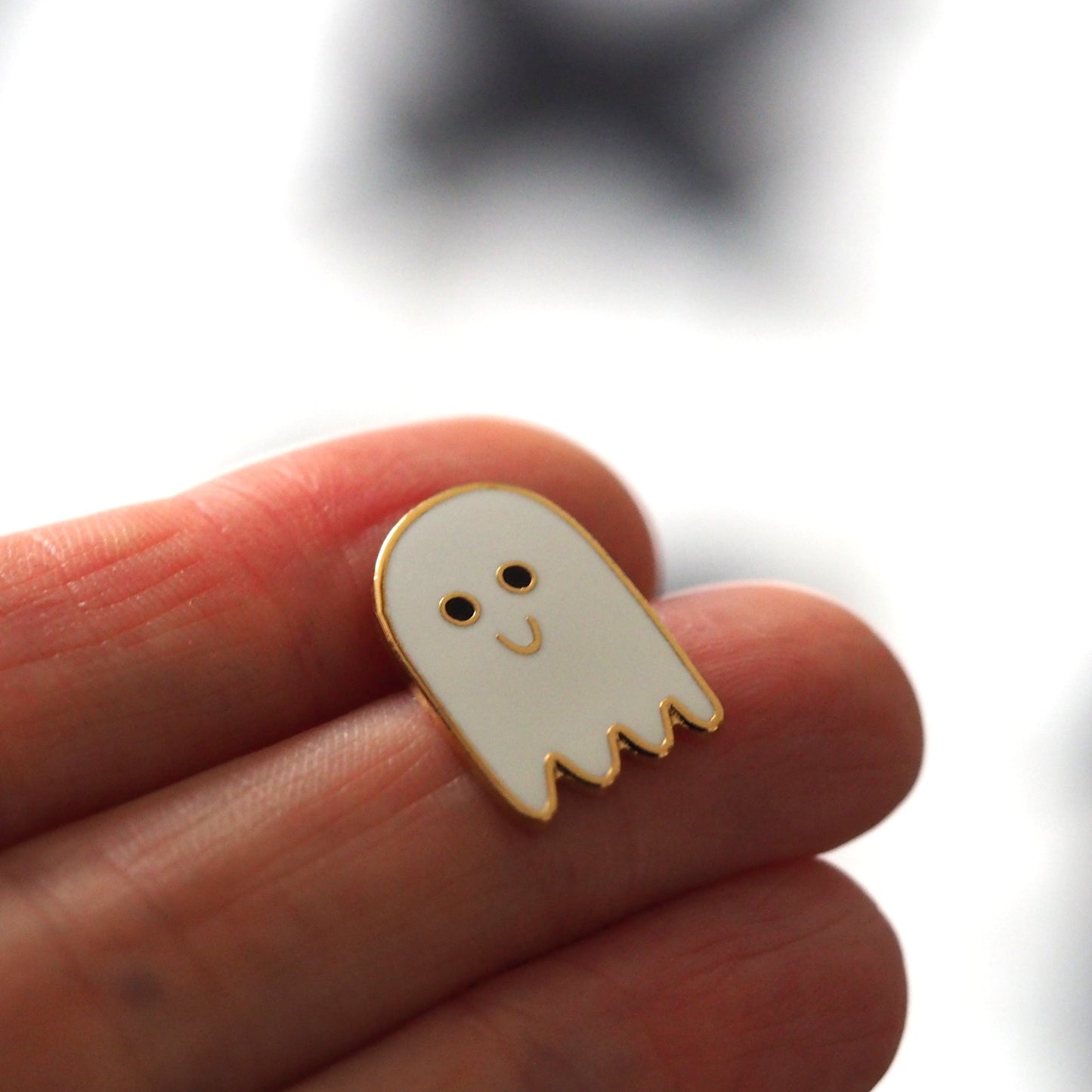 Ghost Enamel Pin