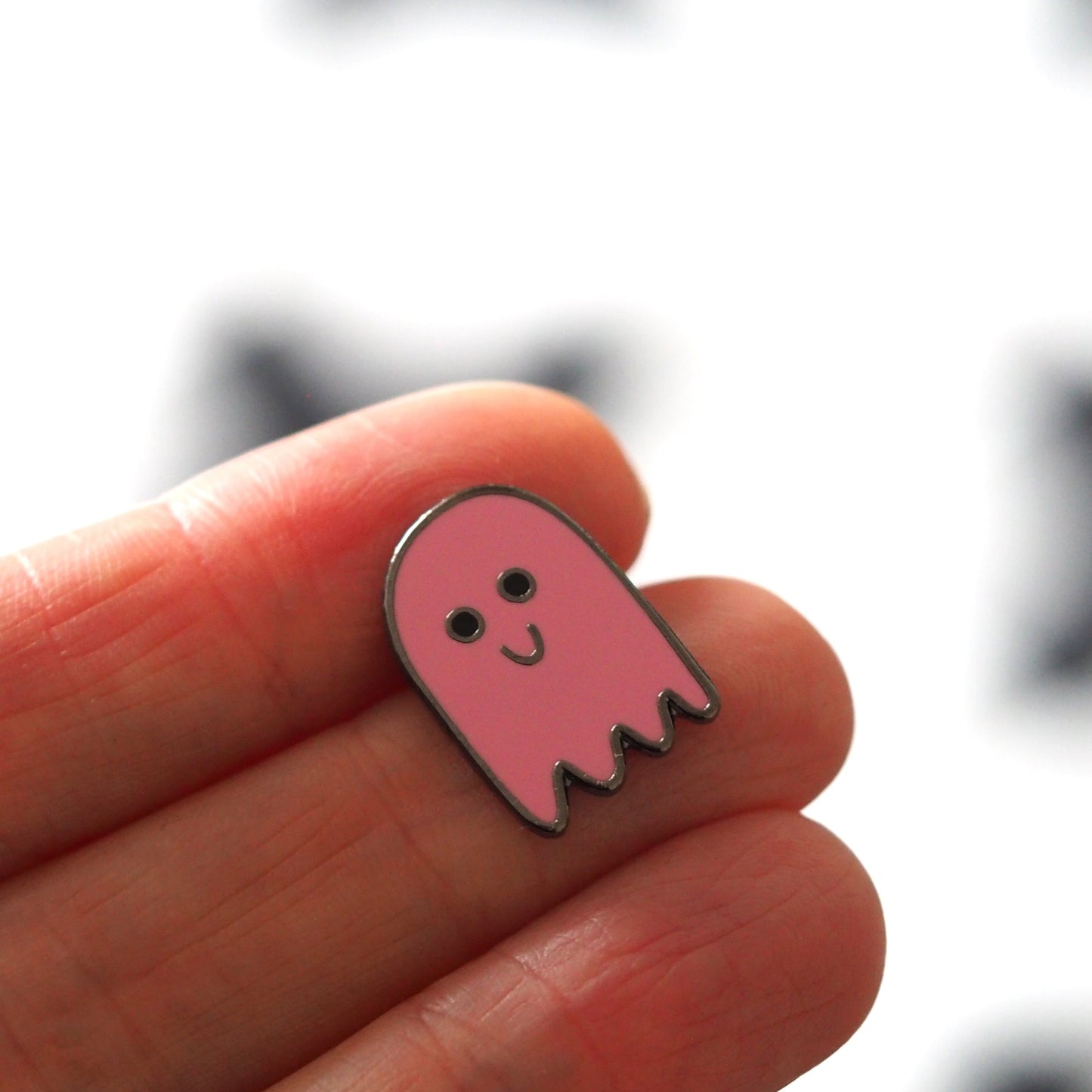 Ghost Enamel Pin