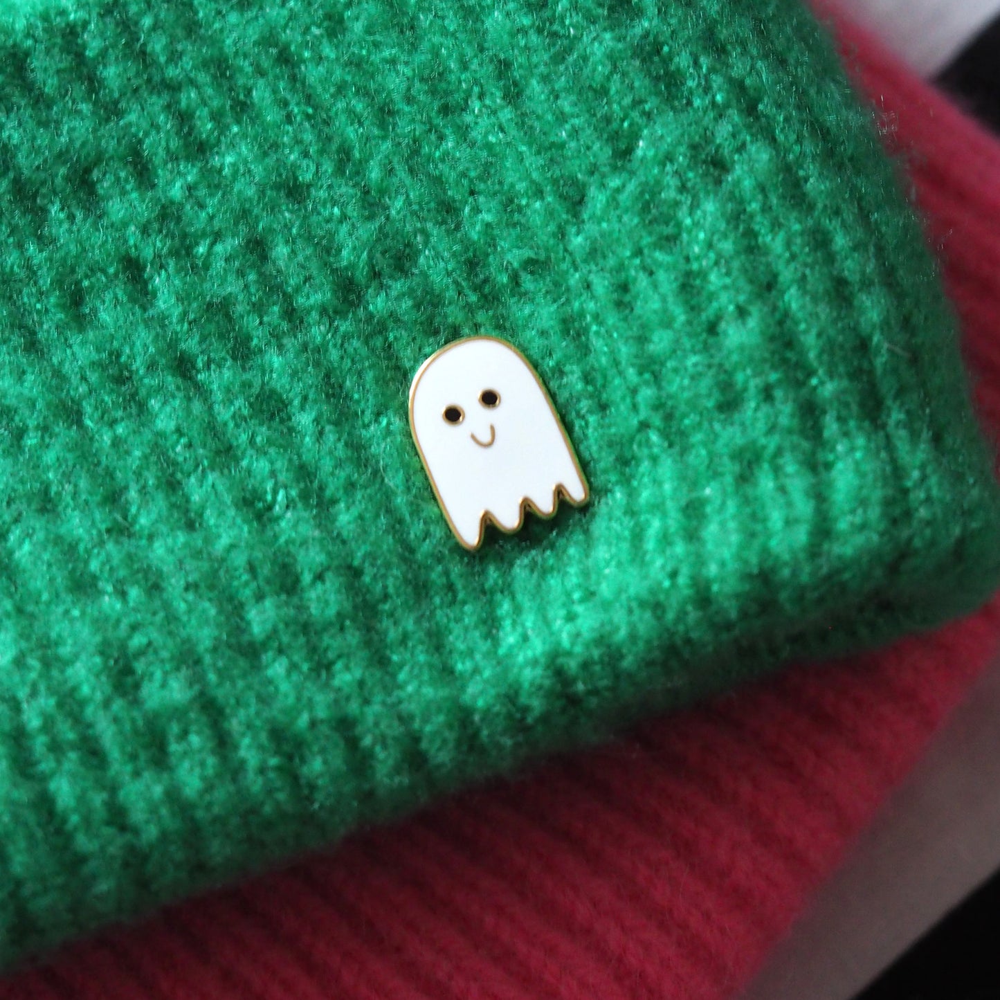 Ghost Enamel Pin