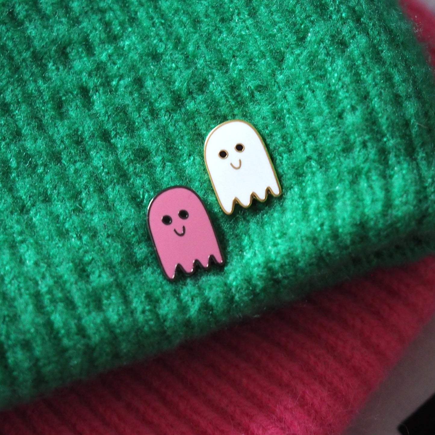 Ghost Enamel Pin