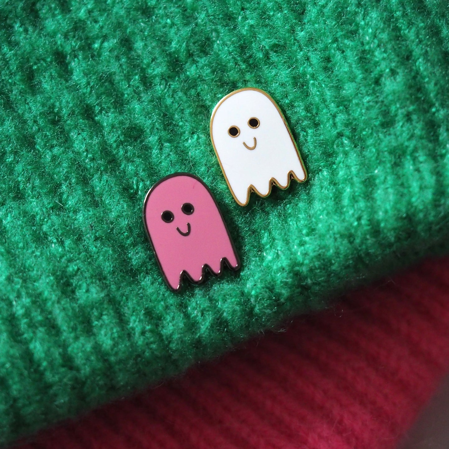 Ghost Enamel Pin