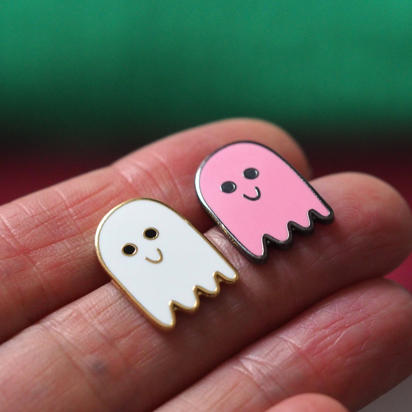 Ghost Enamel Pin