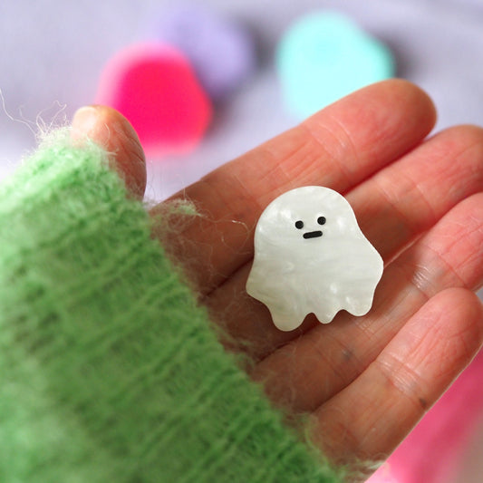 Dinky Ghost Brooch