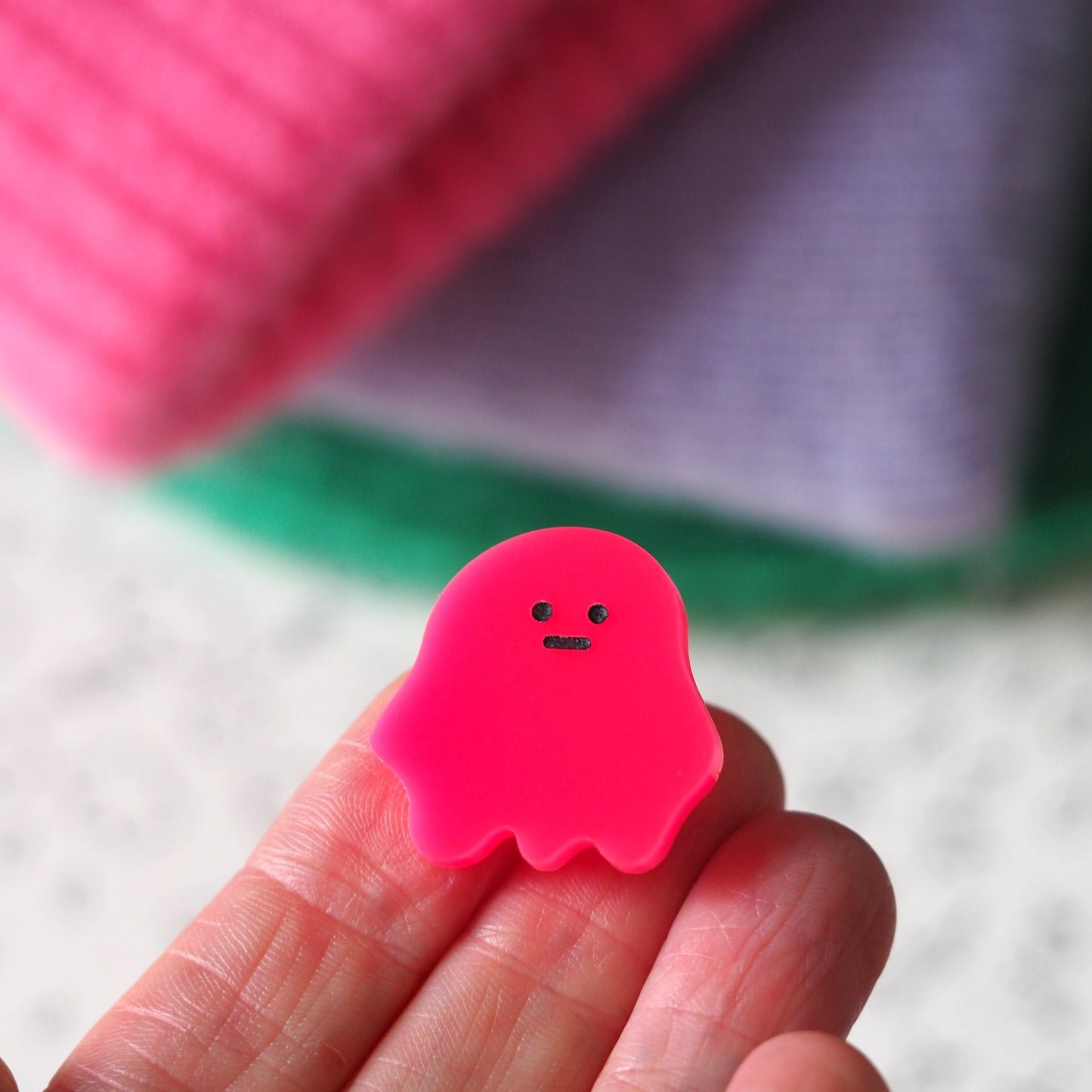 Dinky Ghost Brooch