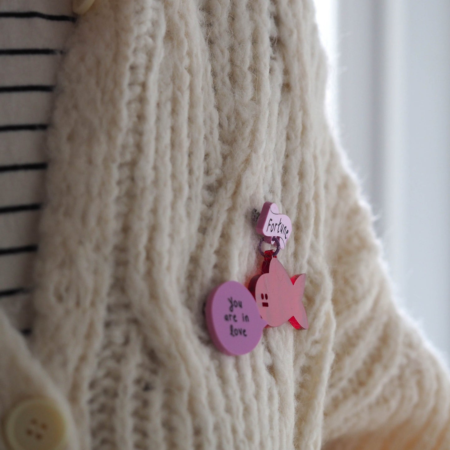 Fortune Fish Brooch Set