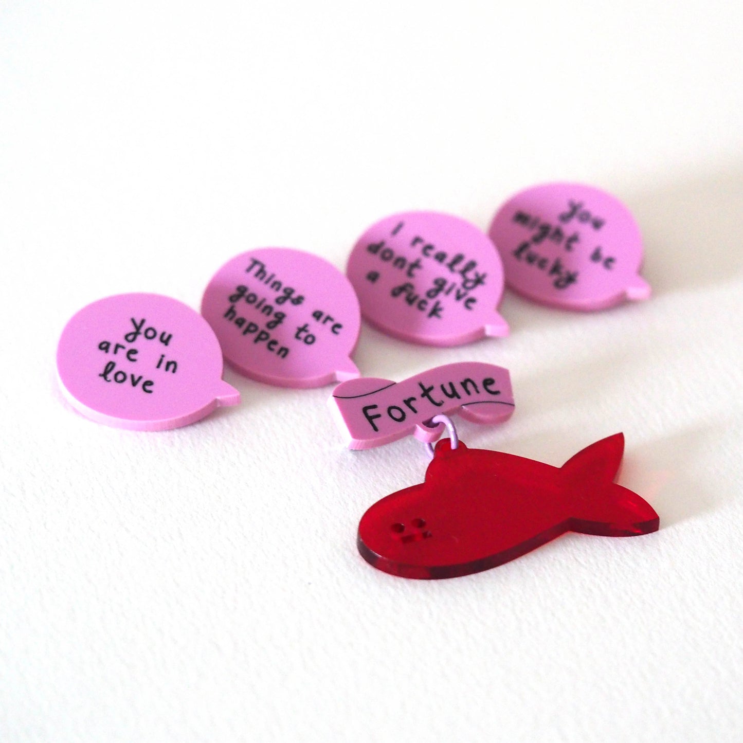 Fortune Fish Brooch Set