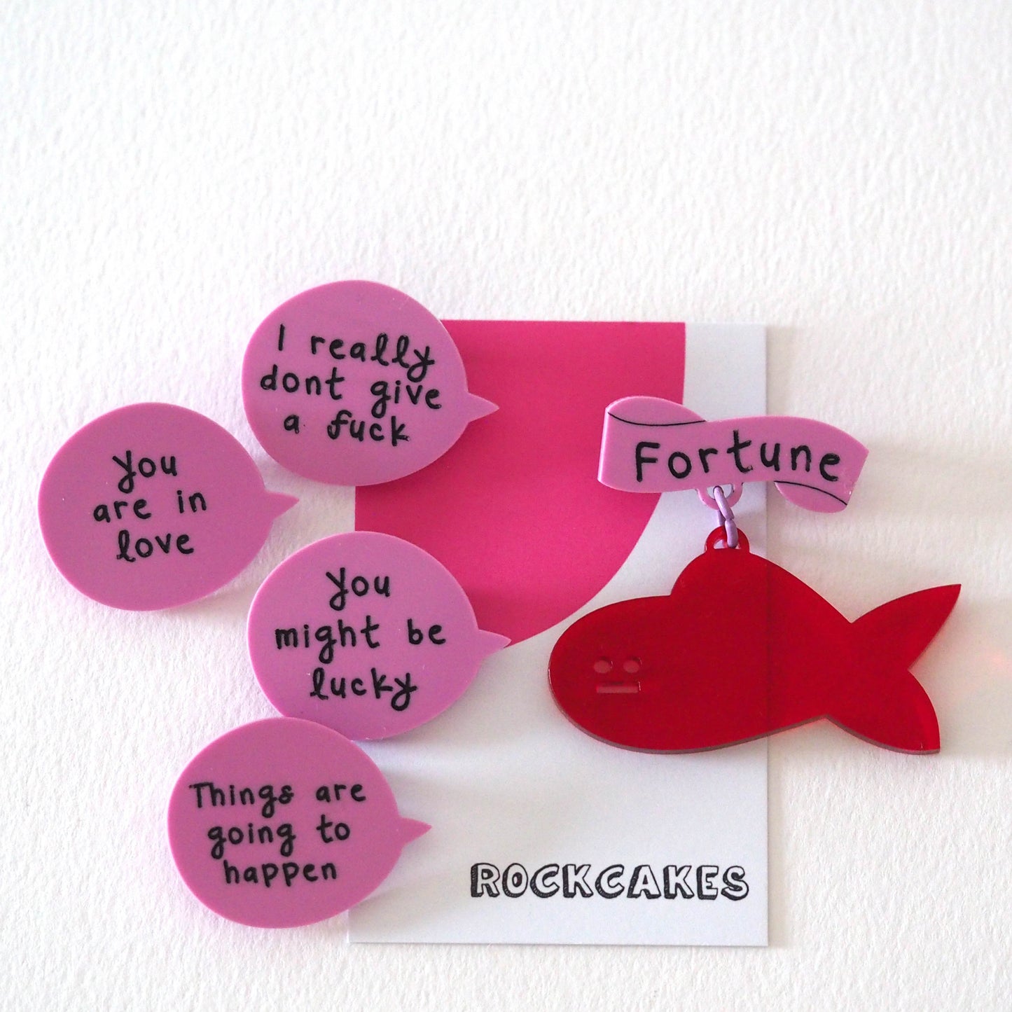 Fortune Fish Brooch Set