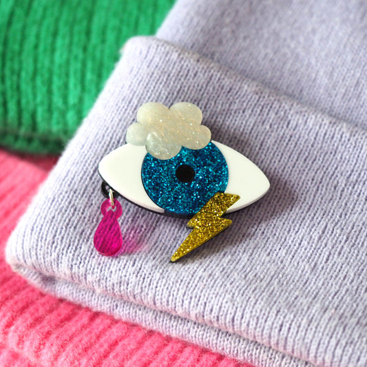 Eye of the Storm Brooch