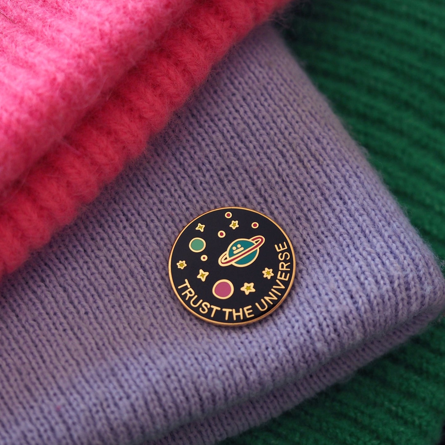 Trust the Universe Enamel Pin