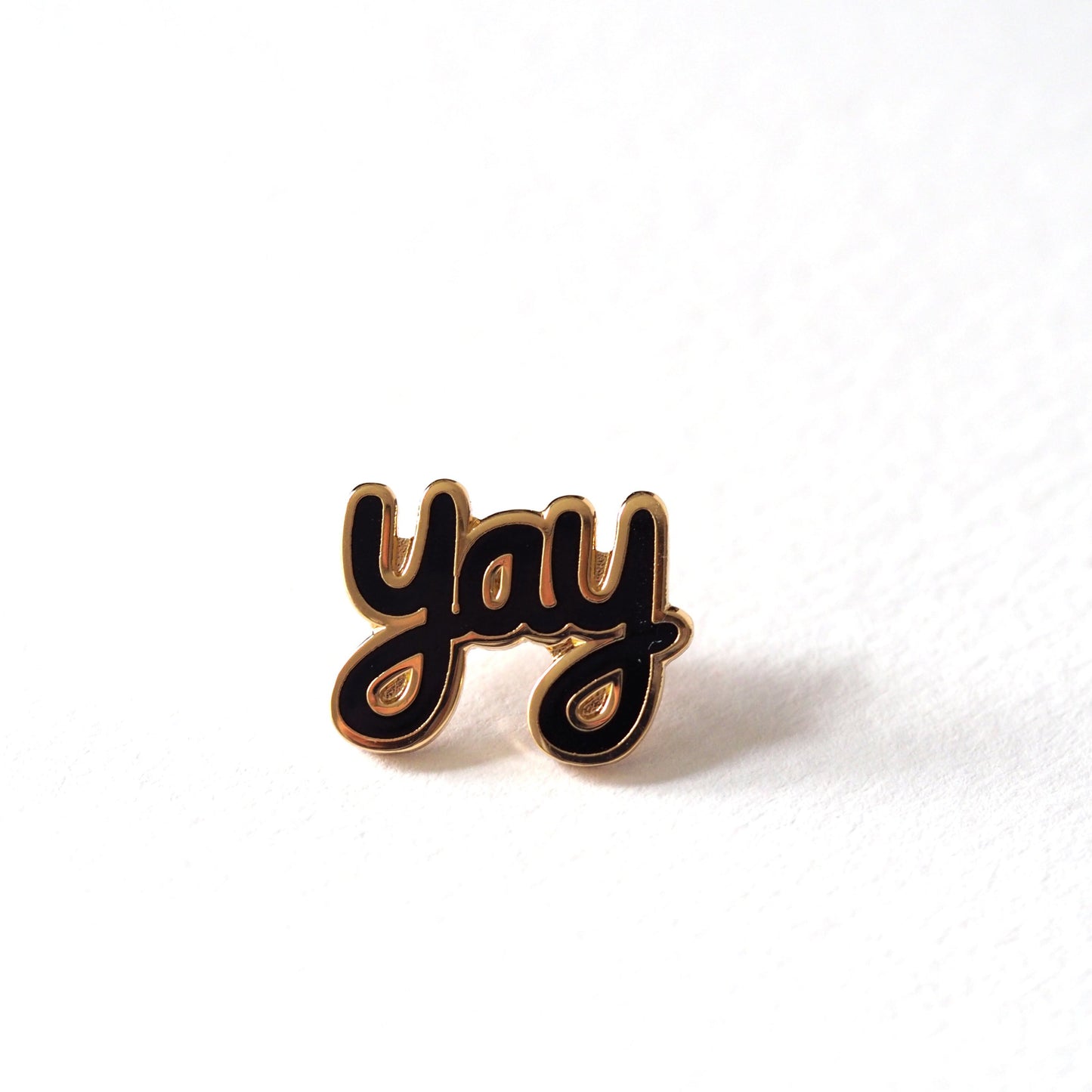 Yay Pin in black - Last One