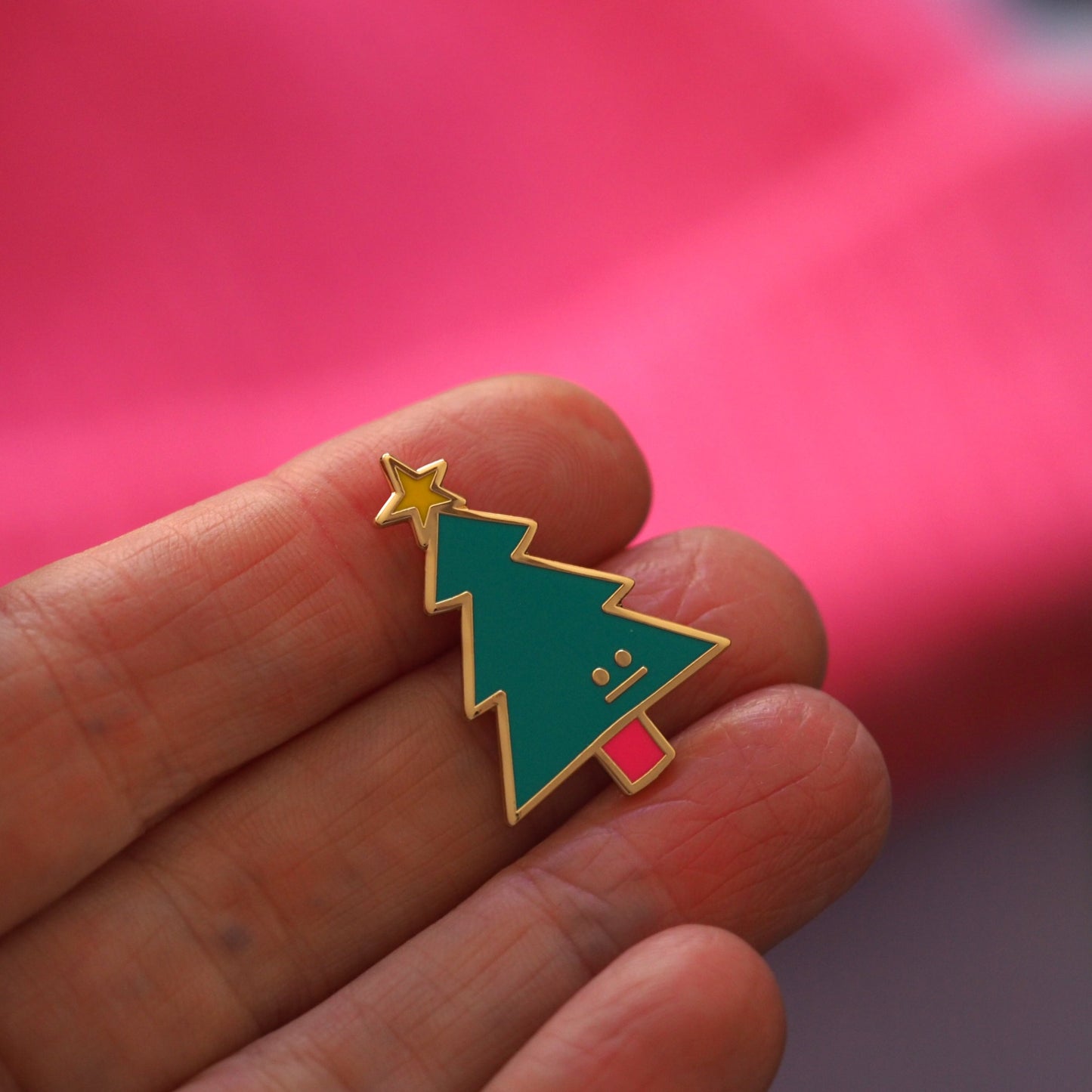 Christmas Tree Enamel Pin