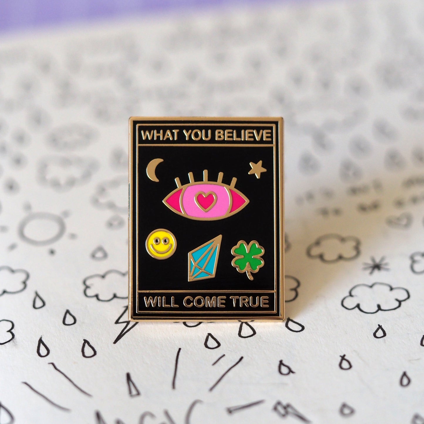 Tarot Card Enamel Pin