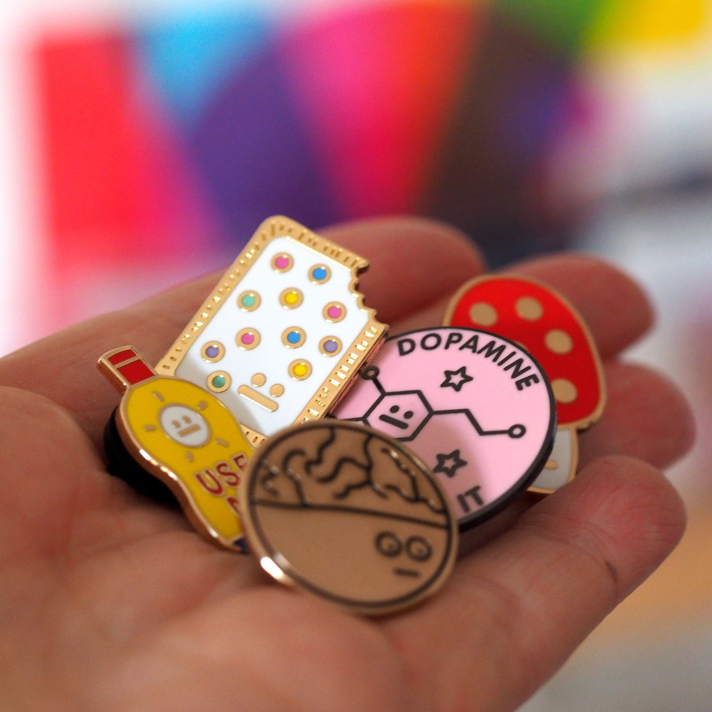 Lucky Dip Enamel Pins