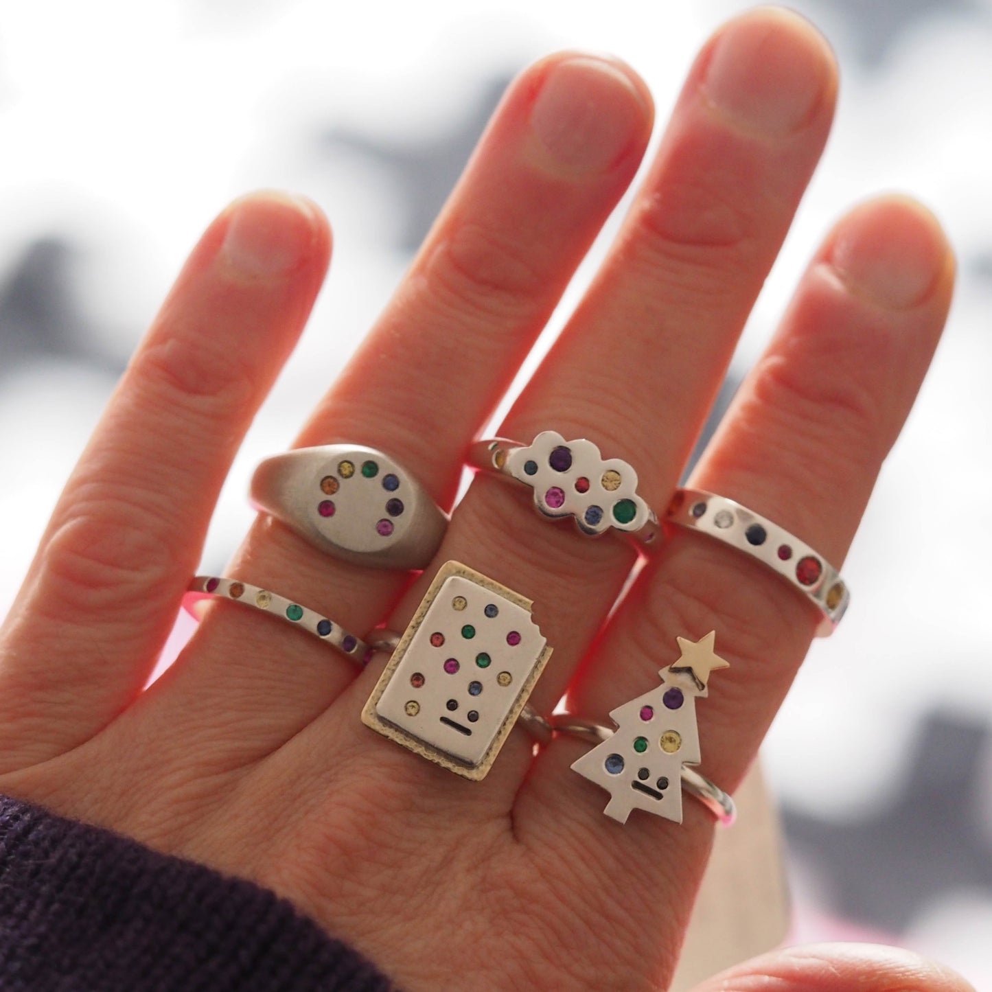 Candy Cloud Signet Ring