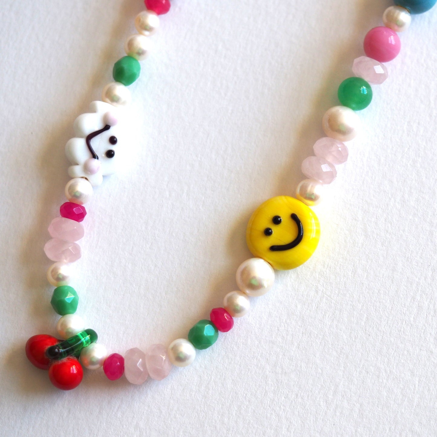 Winter Candy Bead Necklace