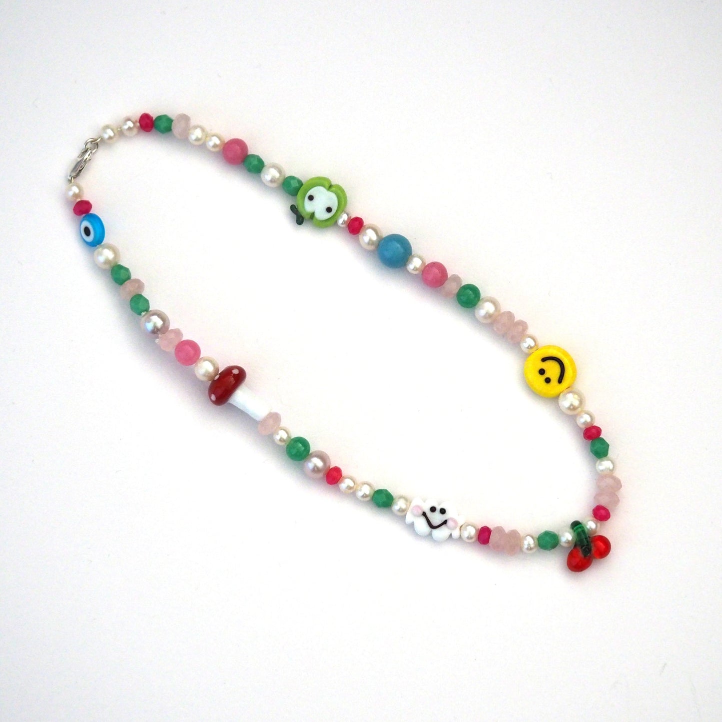 Winter Candy Bead Necklace