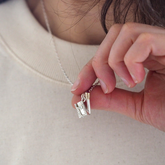 Pencil & Sharpener Necklace
