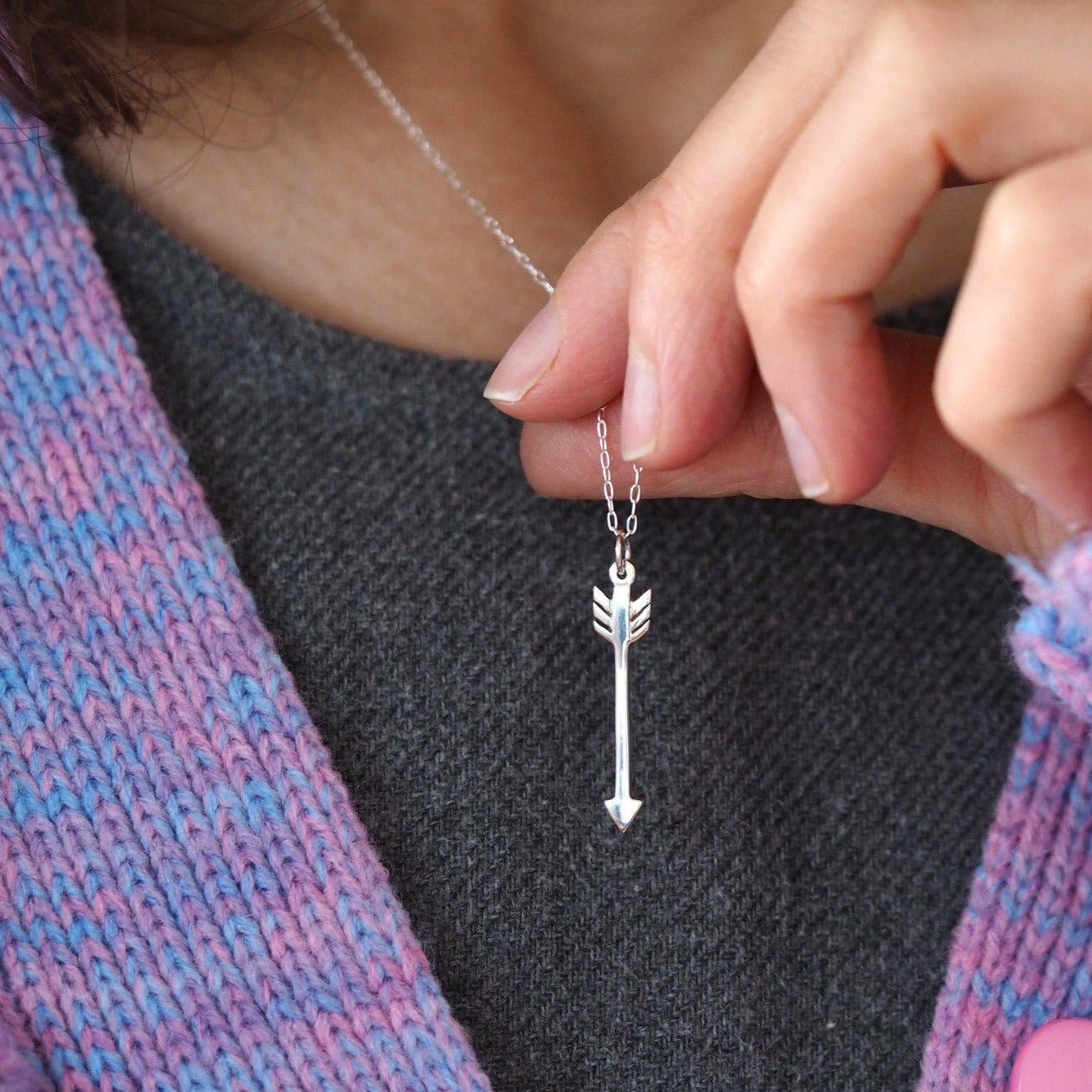 Arrow Necklace - Sterling Silver