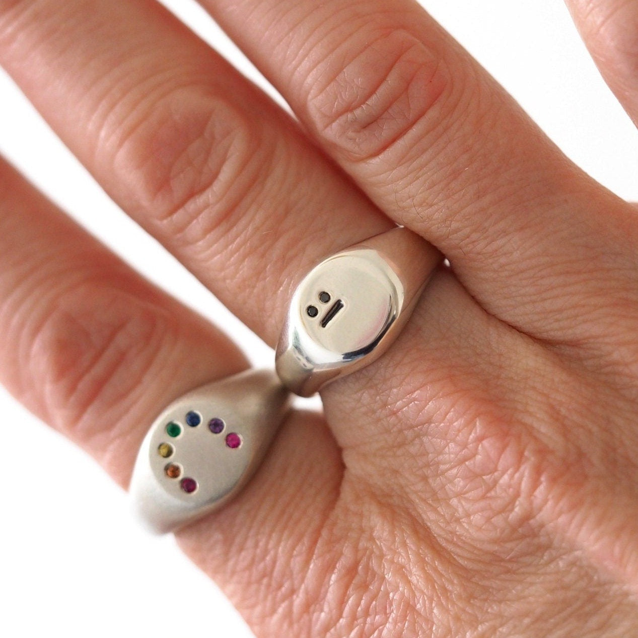 Face Signet Ring