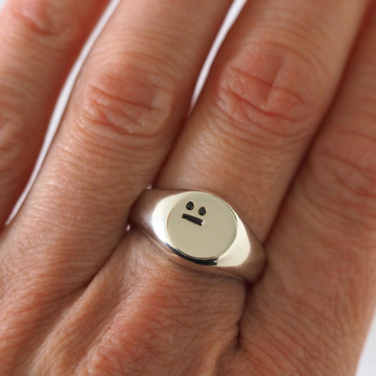Face Signet Ring